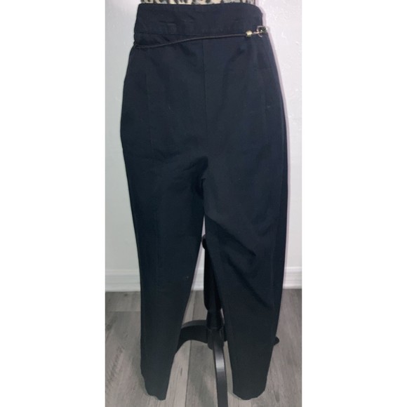 Talbots Pants 14 Classicore Casual Preppy Black Straight Leg Career Stretch - Picture 3 of 5